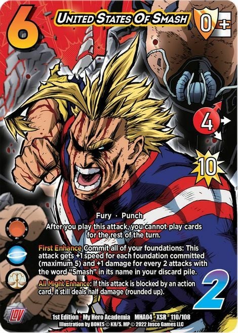 United States of Smash Card Front