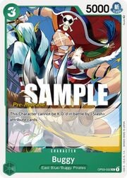 Buggy · Pre-Release Stamp OP03-032