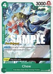 Chew · Pre-Release Stamp OP03-029