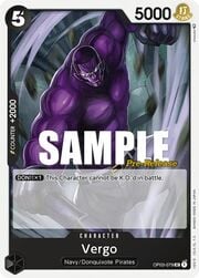 Vergo · Pre-Release Stamp OP03-079