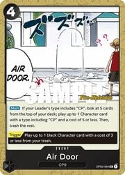 Air Door · Pre-Release Stamp OP03-094