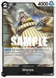 Wanze · Pre-Release Stamp OP03-093