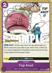 Top Knot · Pre-Release Stamp OP03-074