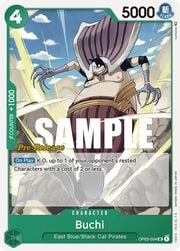 Buchi · Pre-Release Stamp OP03-034