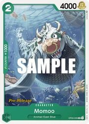 Momoo · Pre-Release Stamp OP03-035