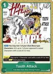 Tooth Attack · Pre-Release Stamp OP03-037