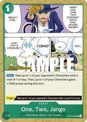 One, Two, Jango · Pre-Release Stamp OP03-039