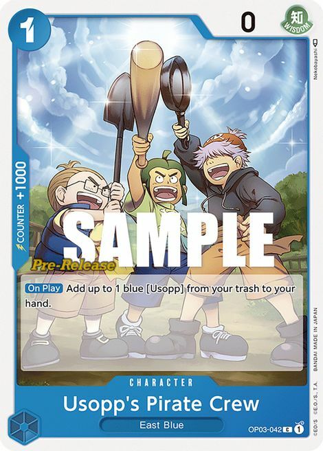 Usopp's Pirate Crew Card Front