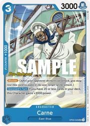 Carne · Pre-Release Stamp OP03-045