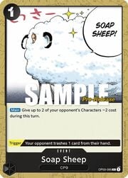 Soap Sheep · Pre-Release Stamp OP03-095