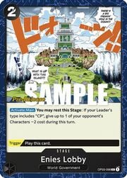 Enies Lobby · Pre-Release Stamp OP03-098