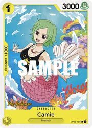 Camie · Pre-Release Stamp OP03-101