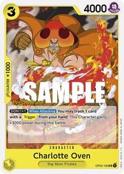 Charlotte Oven · Pre-Release Stamp OP03-105