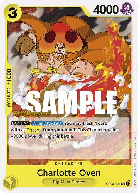 Charlotte Oven Card Front