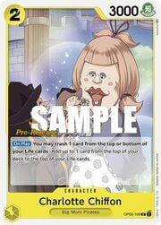 Charlotte Chiffon · Pre-Release Stamp OP03-109