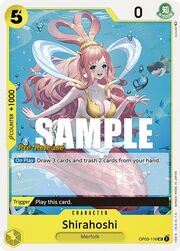 Shirahoshi · Pre-Release Stamp OP03-116