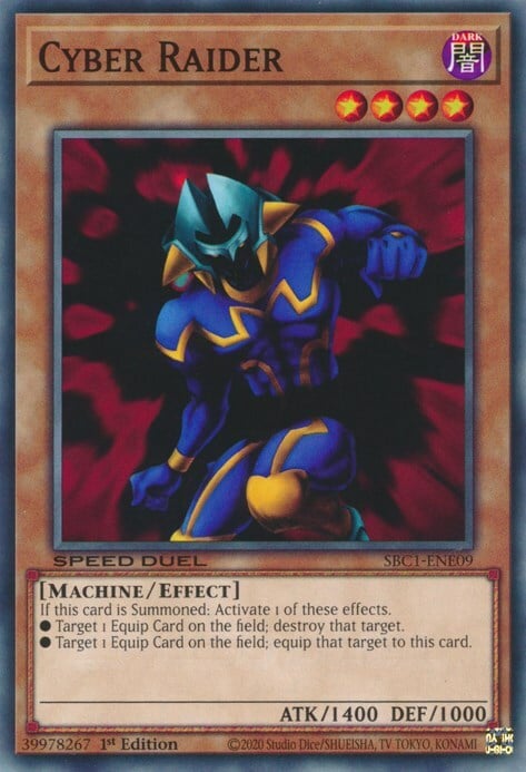 Cyber Raider Card Front