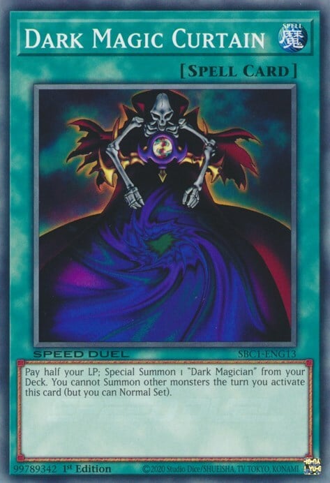 Sipario Magico Nero Card Front