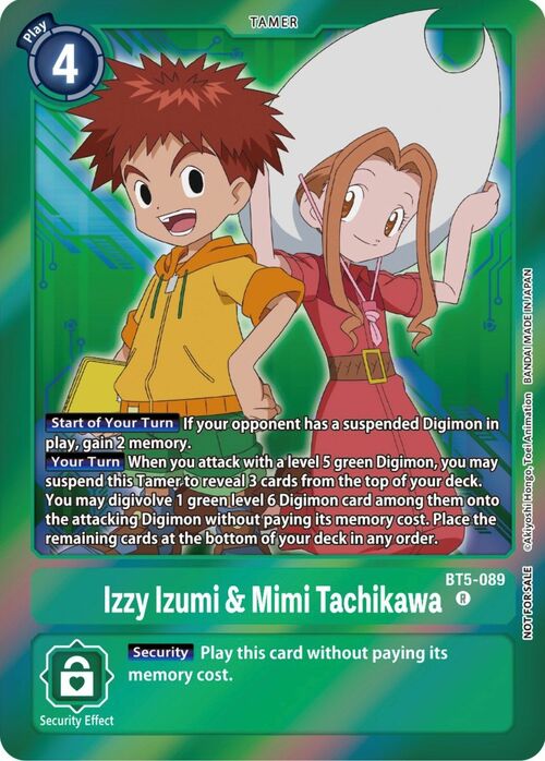 Izzy Izumi & Mimi Tachikawa Card Front