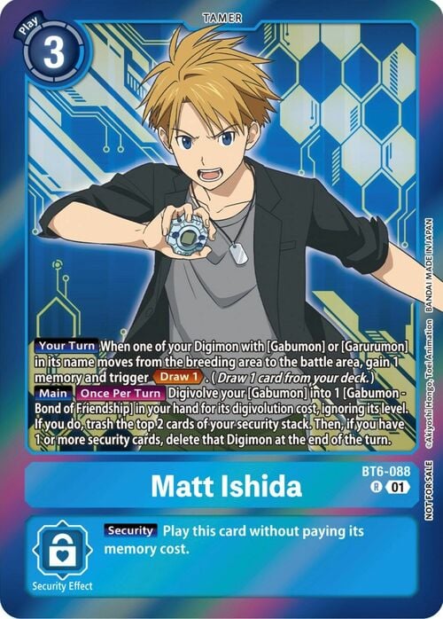Matt Ishida Card Front