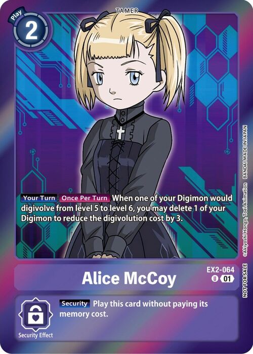 Alice McCoy Card Front