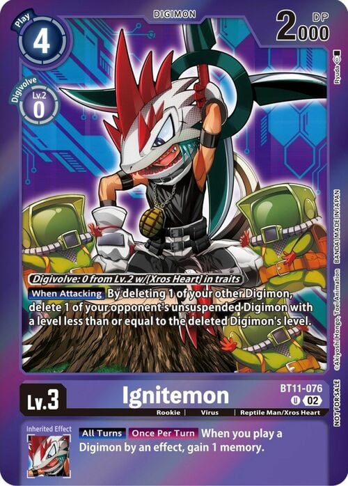 Ignitemon Card Front