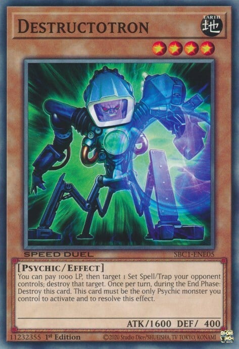 Destructotron Card Front