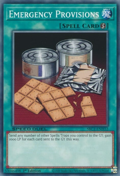 Rifornimenti d'Emergenza Card Front