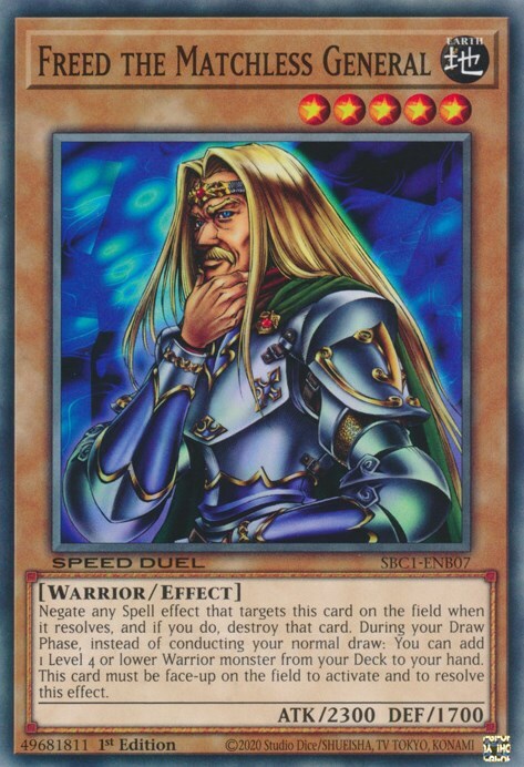 Freed il Generale Senza Avversari Card Front