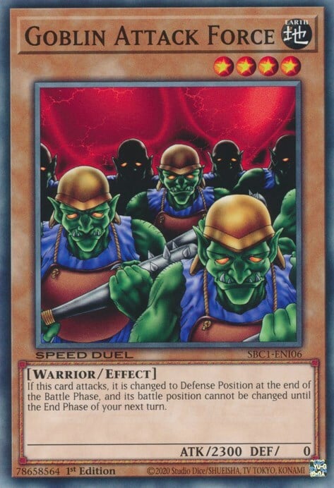 Goblin Attack Force Card Front