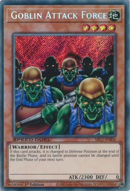 Goblin Attack Force Card Front