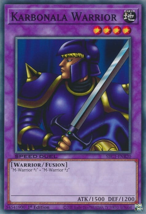 Karbonala Warrior Card Front