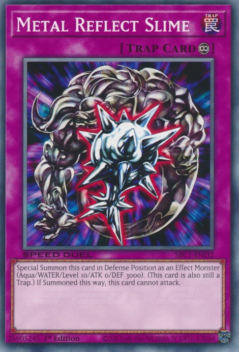 Metal Reflect Slime Card Front