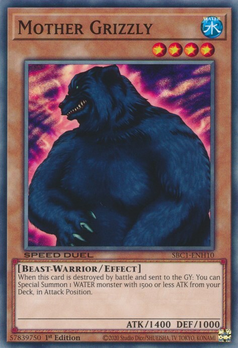 Madre Grizzly Card Front