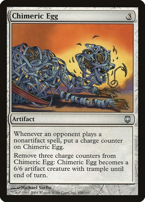 Chimeric Egg Card Front