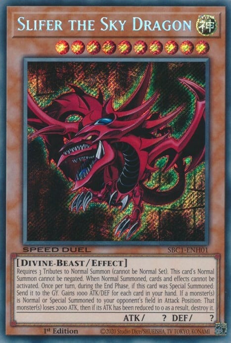Slifer il Drago del Cielo Card Front