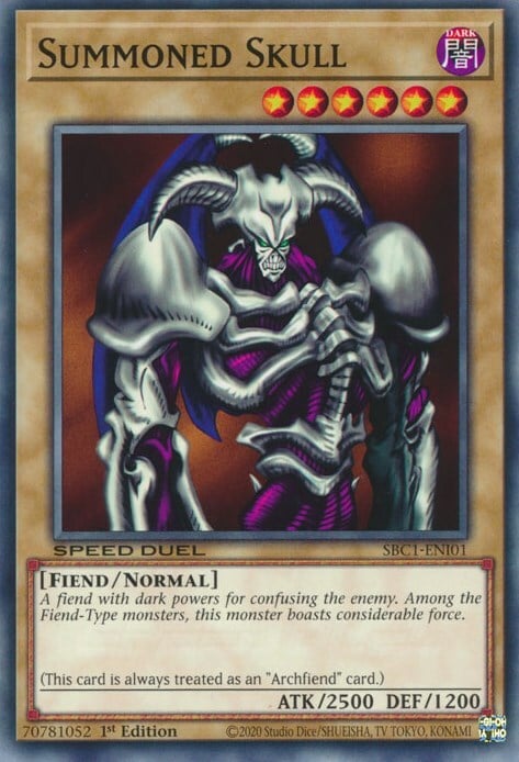 Summoned Skull Card Front
