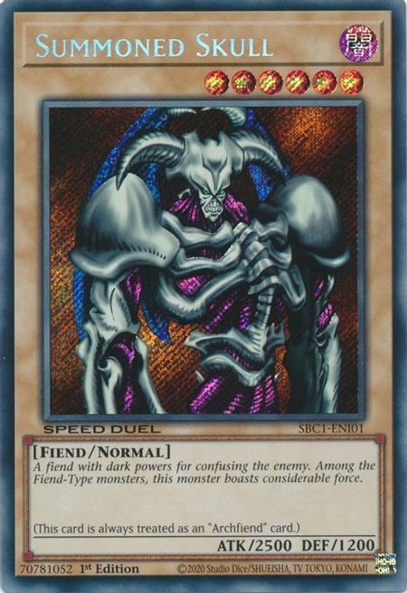 Summoned Skull Card Front