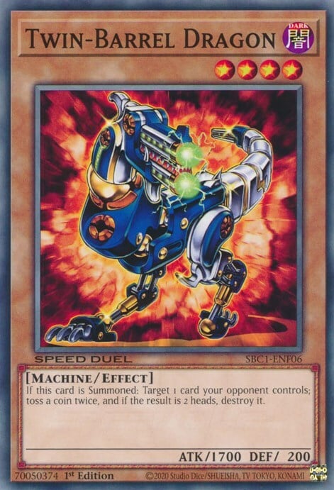 Twin-Barrel Dragon Card Front