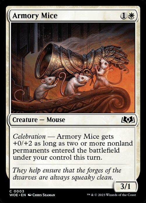 Armory Mice Card Front