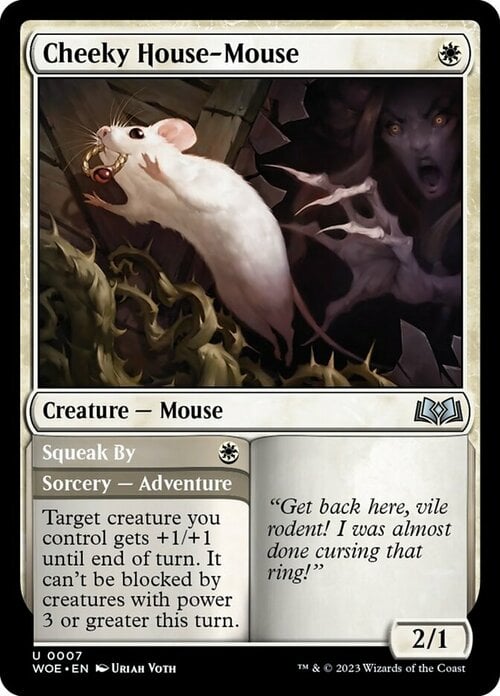 Cheeky House-Mouse // Sgusciare Card Front