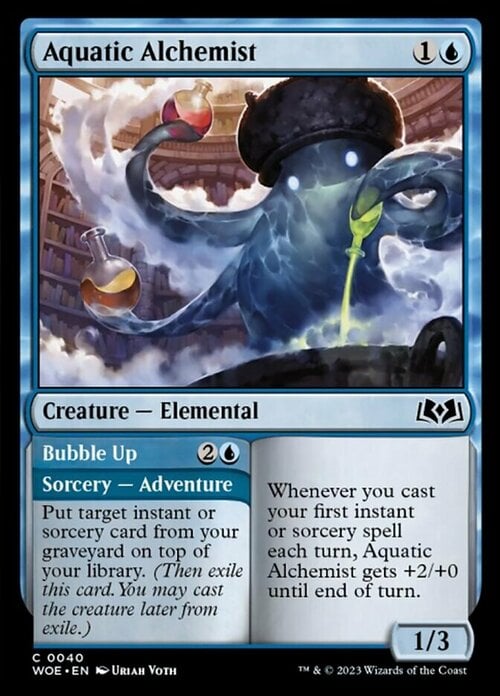 Aquatic Alchemist // Bubble Up Card Front