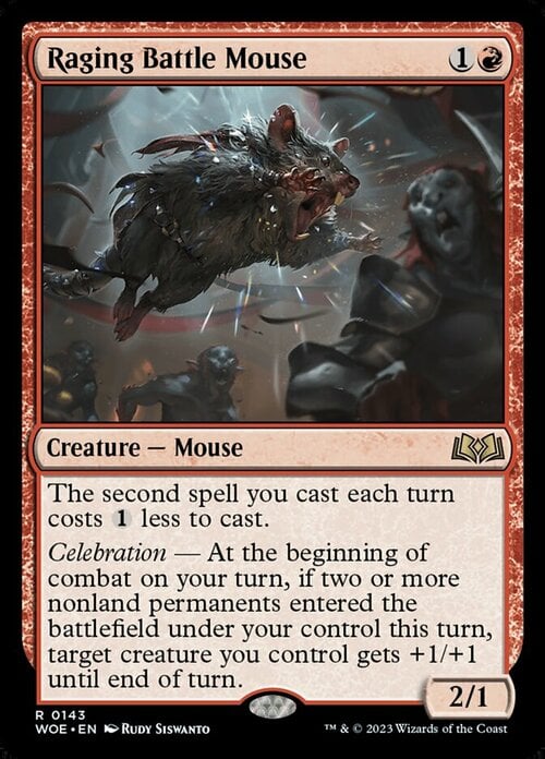 Raging Battle Mouse Card Front