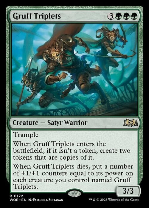 Gruff Triplets Card Front