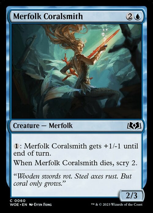 Merfolk Coralsmith Card Front