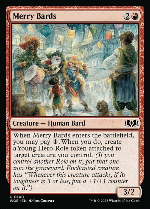 Merry Bards Card Front