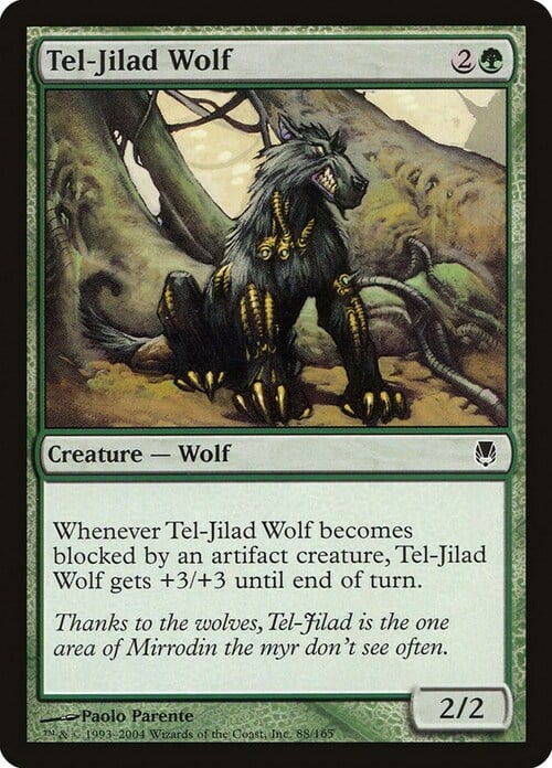 Tel-Jilad Wolf Card Front