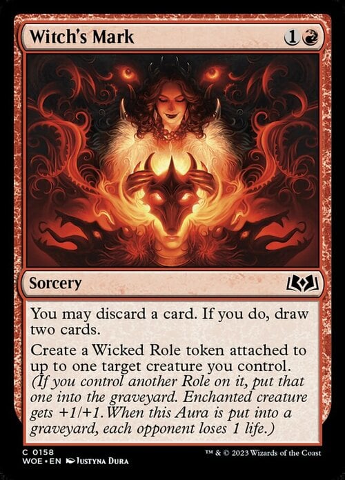 Witch's Mark Card Front