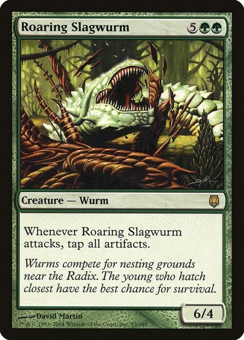 Roaring Slagwurm Card Front
