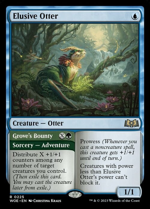 Elusive Otter // Grove's Bounty Card Front